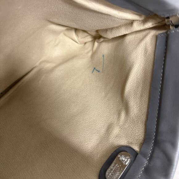 Vintage Gucci Ophidia Micro GG Monogram Gray Leather Crossbody Bag Purse Italy - Picture 12 of 14